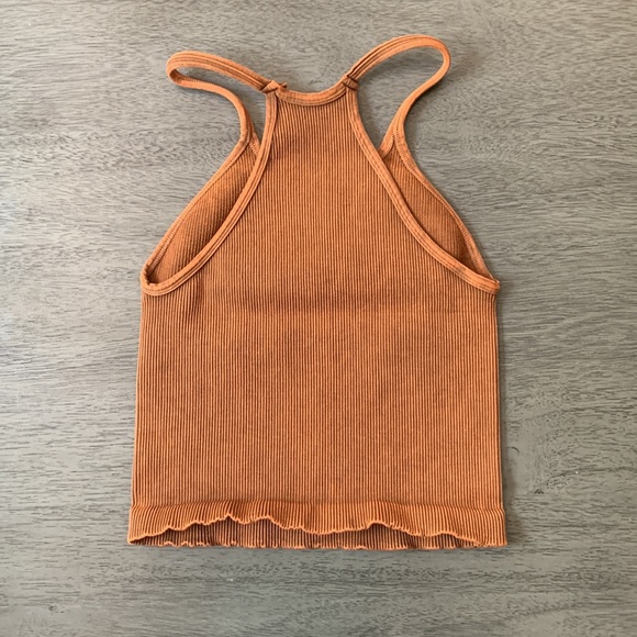 NWOT! FP Free People Movement Happiness Runs Long Crop Tank Sz M/L - Picture 5 of 6